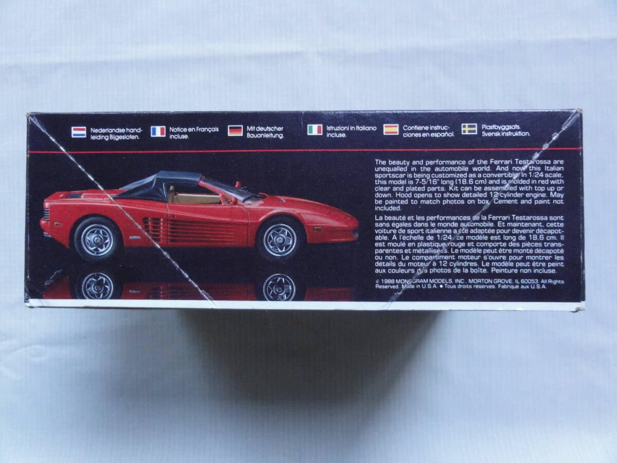 Amazon | モノグラム 1/24 テスタロッサ コンバーチブル | ミニカー