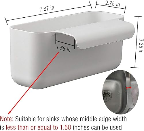 Miniatura 6 de Colador para fregadero, cesta de drenaje, fregadero de cocina, recogedor de alimentos, residuos, sobras de basura, colador de basura, grifo para