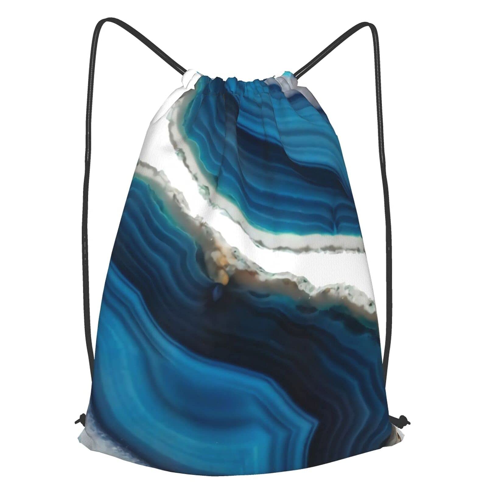 Tcerlcir Drawstring Bags Wintefei Modern Water Resistant Drawstring Sport Bag Swimming PE Sack Drawstring Bag for School Girls Boys