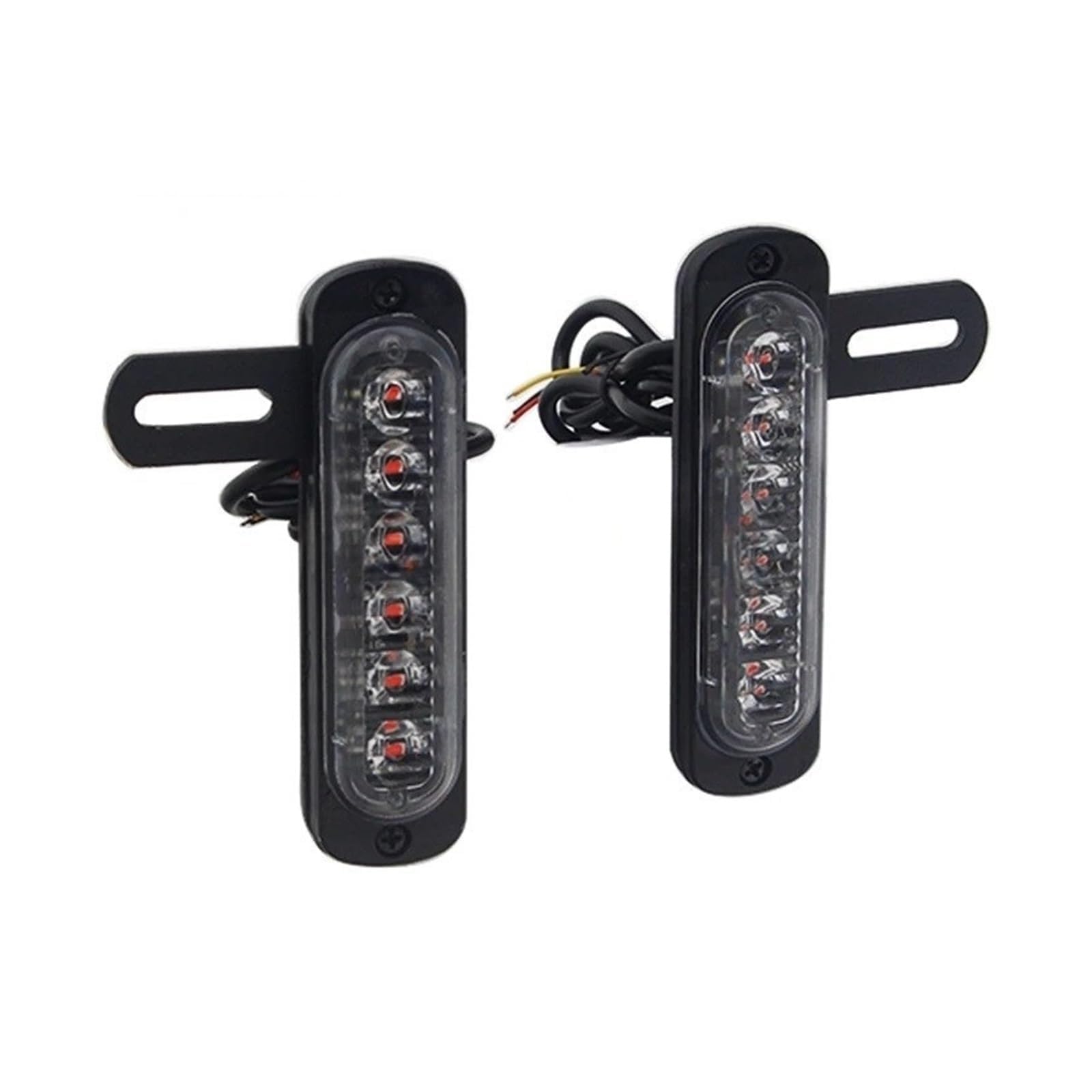 Fanale posteriore per moto Targa LED Luce posteriore freno Lampada stop Luci posteriori moto Fanale posteriore moto Catarifrangente