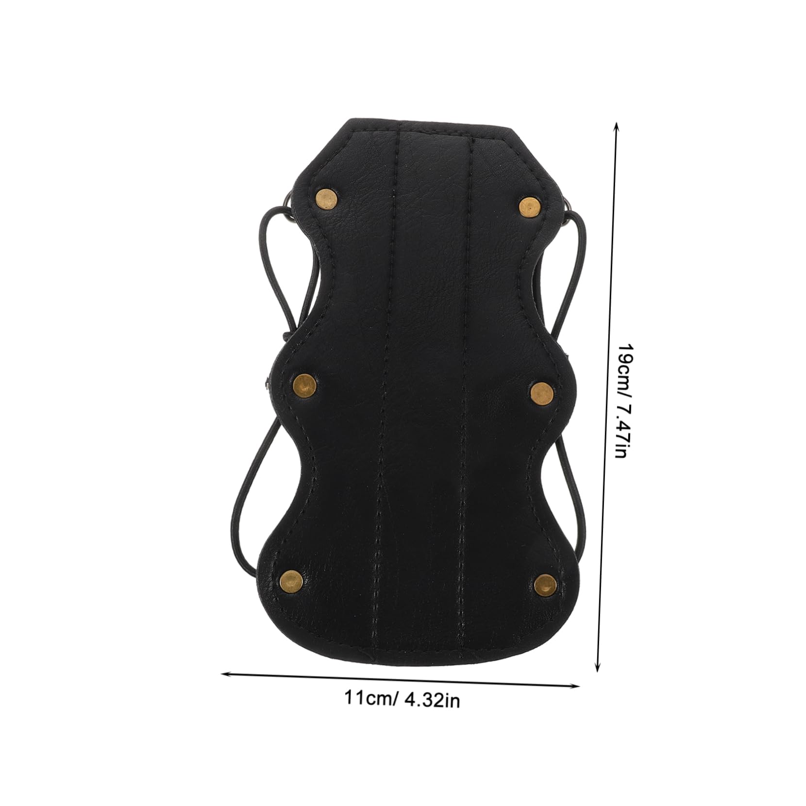 GALPADA Adjustable Arm Guard Medieval Wrist Guard for Hunting Forearm Protector Outdoor Sports and