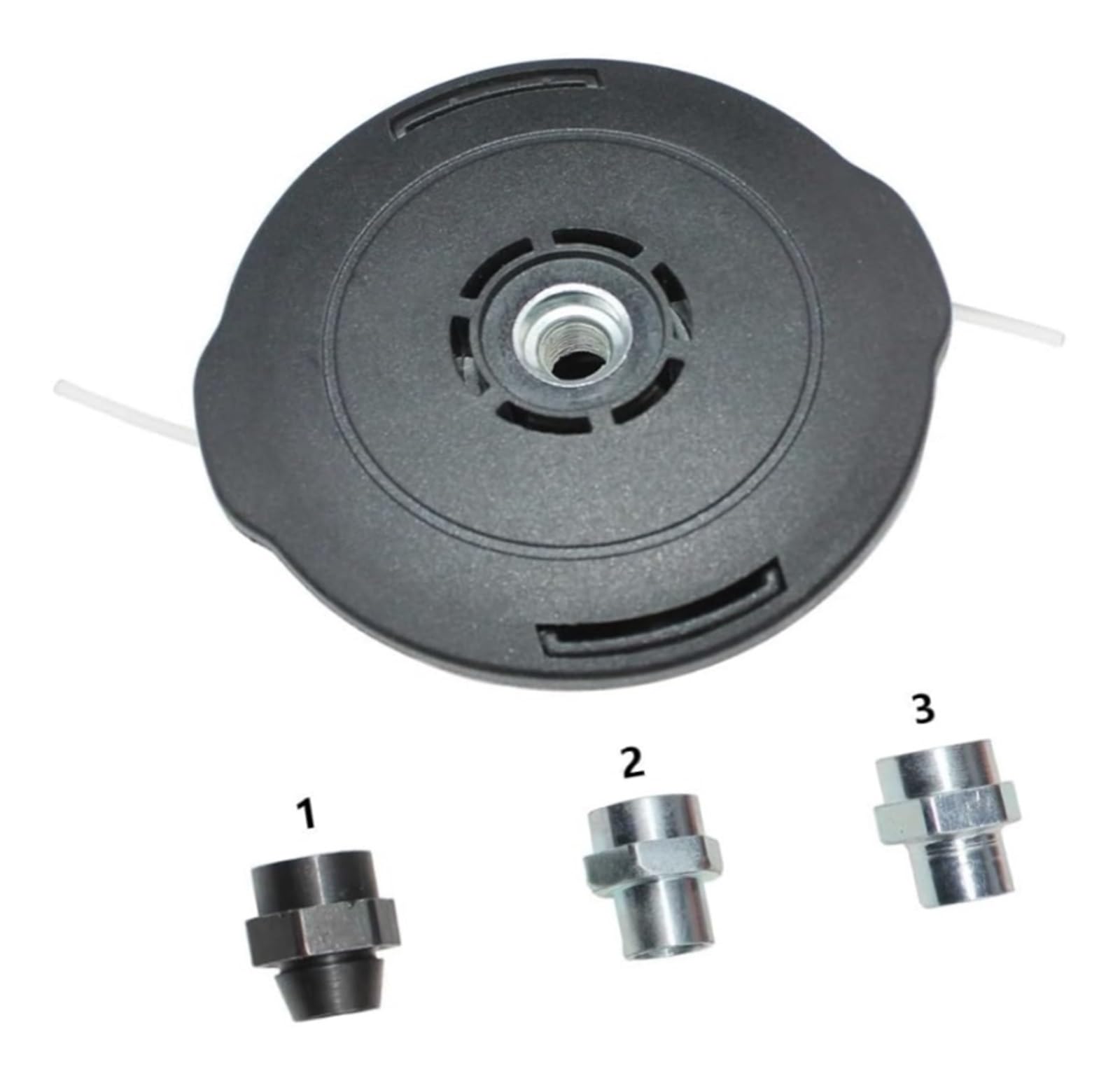 Cabezal de corte for Husqvarna 252RX 253R 253RB 253RJ 265RX 32BL 32BT 333R 333RJ 333 Mark II 333RB Mark II 335FR 335LS 335LX 335R Reemplazo de cortador de hilo