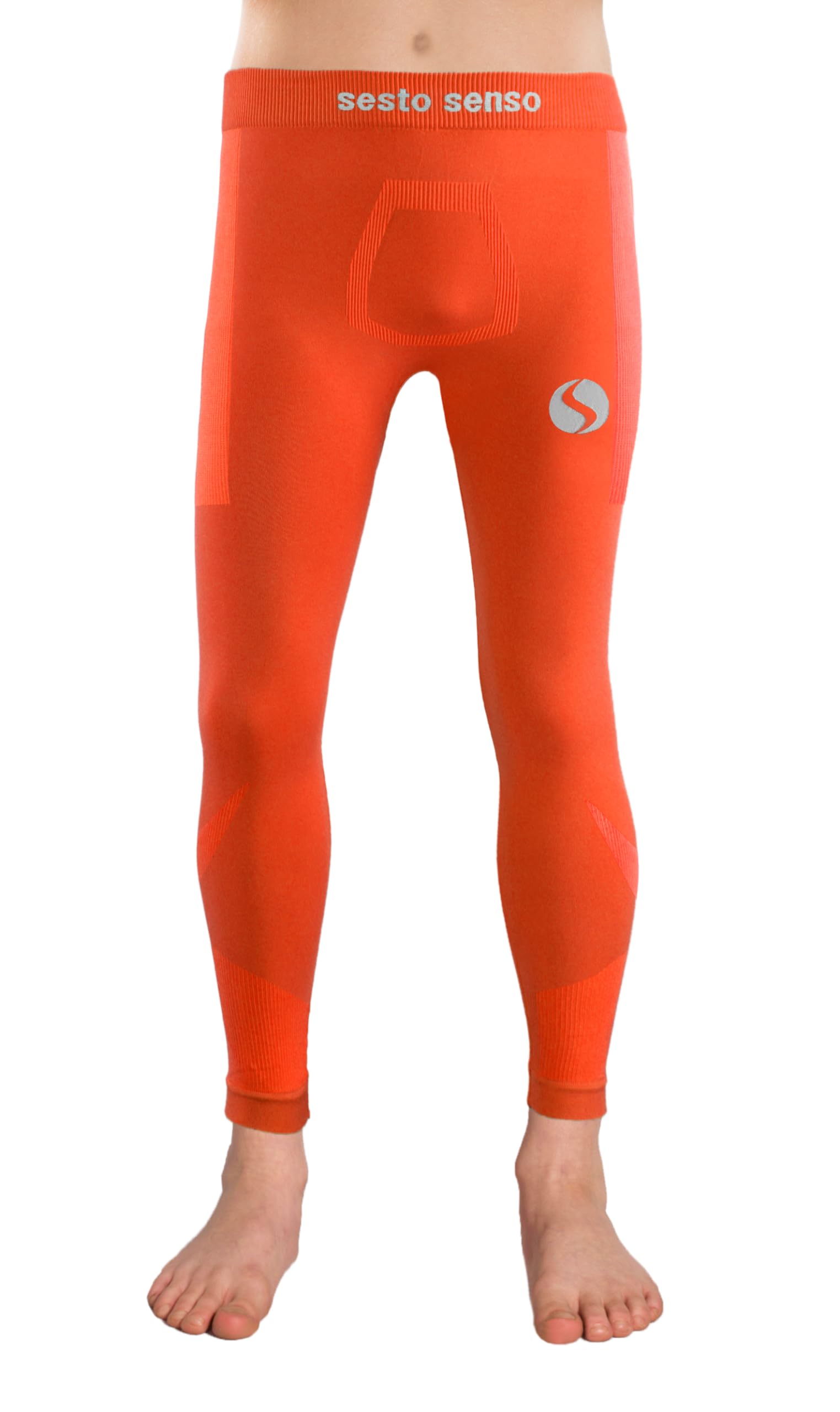 Sesto Senso Pantalones Largos Niño Deportivo Coloridos de Compresión para Correr