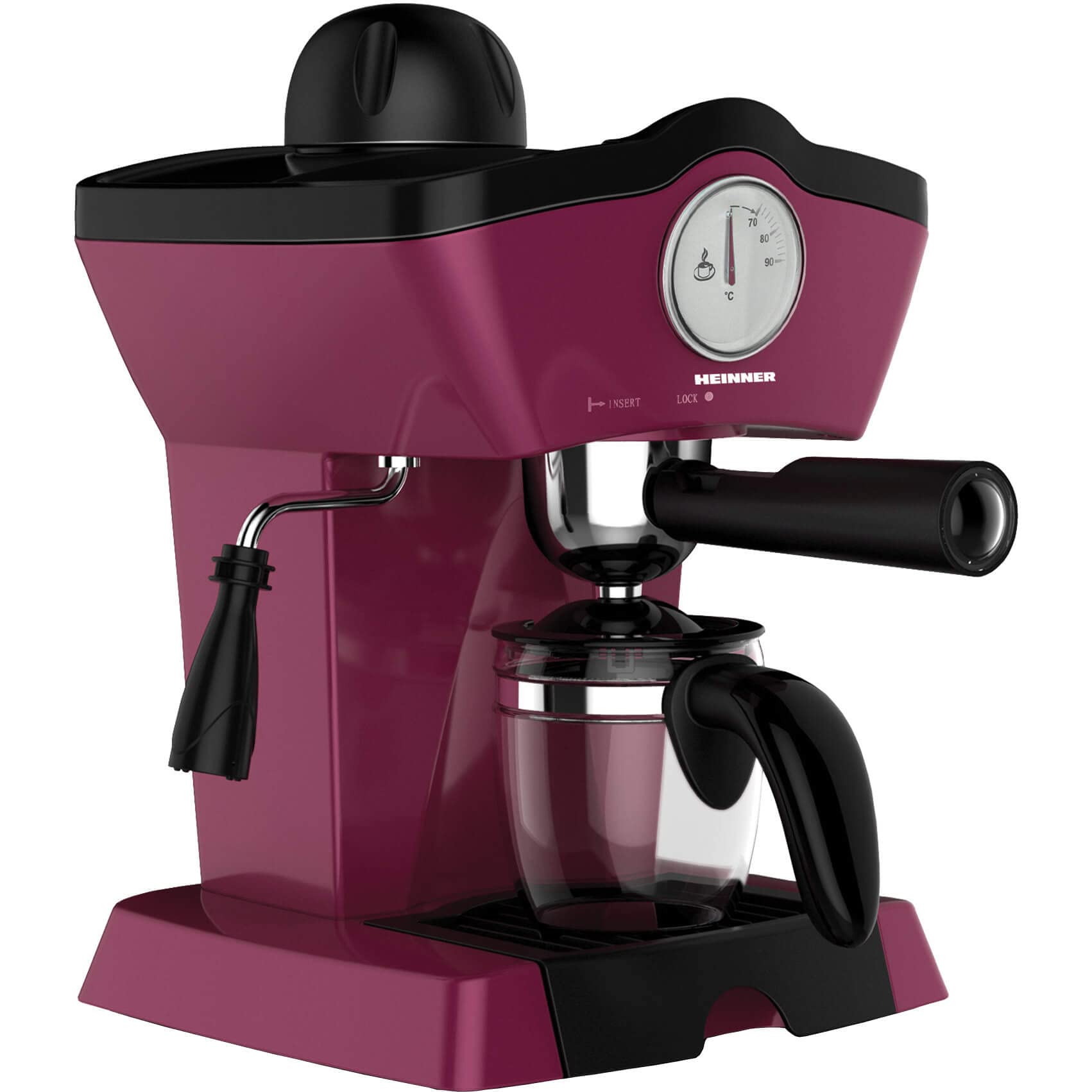 HEM-200BG Manuelle Espressomaschine, 800 W, 0.25 L, 3.5 bar