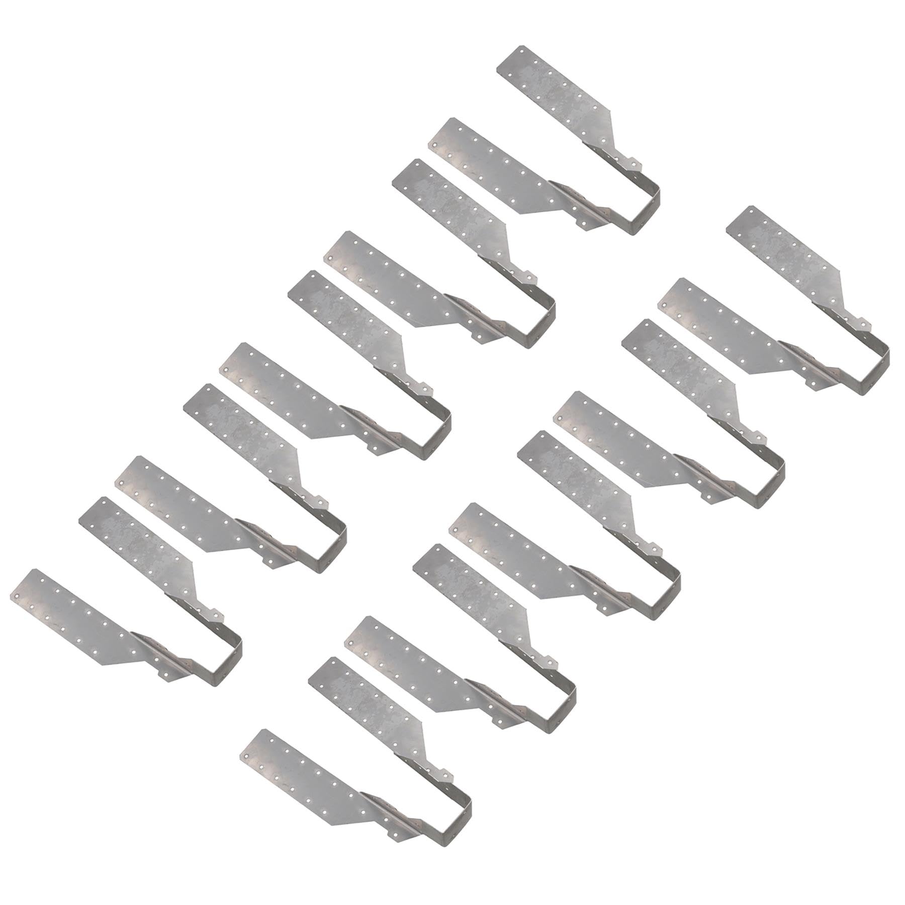 Stainless Steel Hanger Wood Joist Support Fixings Loft Beam Holder 47mm 10pc