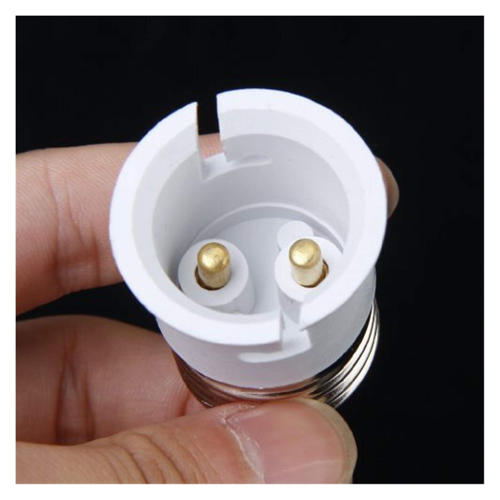 Adattatore base lampada, base portalampada, base lampadina 10 pezzi da E27 a B22 staffa convertitore adattatore presa pin lampadina