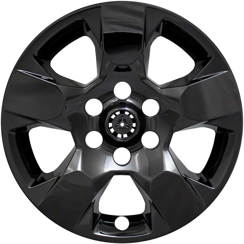 Auto Reflections Set of 4 18" 5 Spoke Wheel Skins for Ram 1500 2019-2025 - Gloss Black