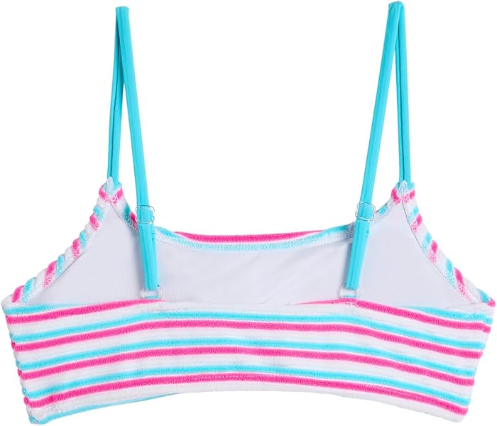 Snapper Rock Sorbet Stripe Teen Crop Bikini (Big Kid) — фото 3