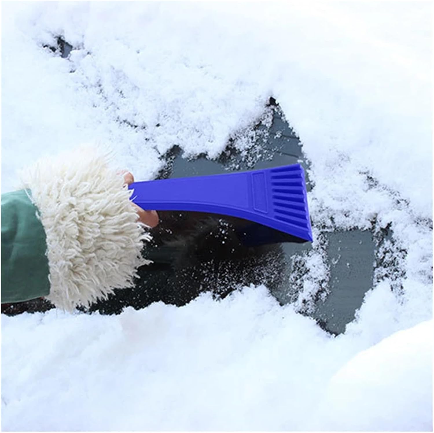 Car Snow Removal Shovel Car Snow Shovel Ice Scraper Cleaning Tool for Vehicle Windshield Auto Snow Remover Cleaner Winter Car Accessories Portable