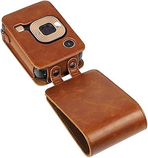 FUOYLOO Bolsa Para Câmera Miniliplay Bolsas De Couro Para Mini Câmera Bolsa De Corpo Cruzado Estojo Para Câmera Instantânea Estojo Para Câmera Pequena Bolsa De Viagem Para Câmera De Couro