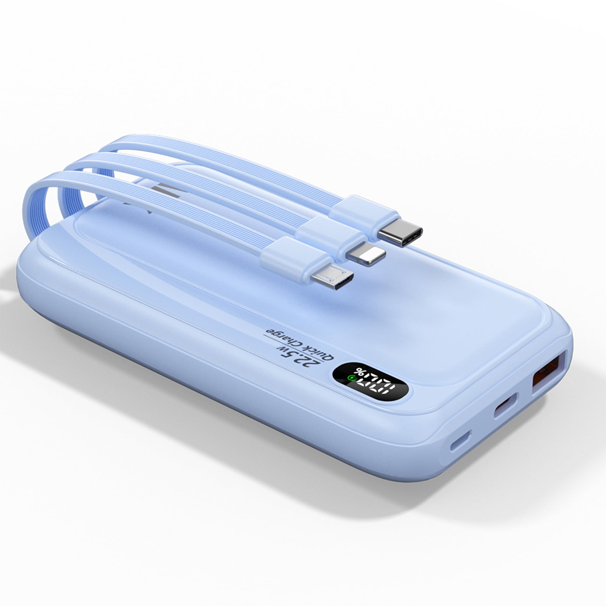 Amazon | モバイルバッテリー 大容量 20000mAh 22.5w急速充電 ケーブル