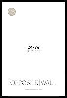 Vista 108 de Opposite Wall - Portarretratos de madera de roble macizo oscuro de 16 x 20 pulgadas - Ligero, versátil e inastillable - Póster o marco de fotos