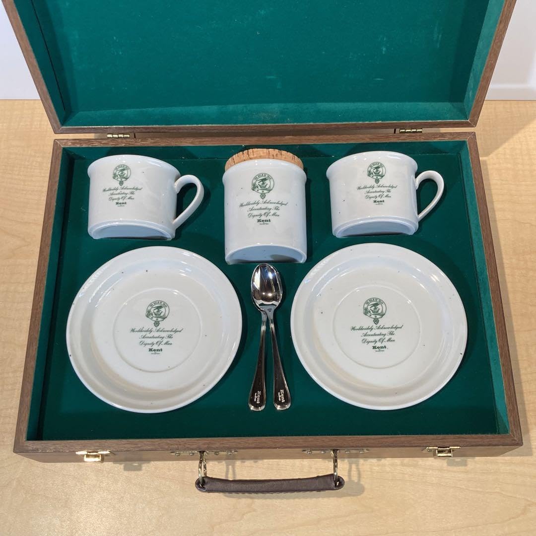 【新品・未使用・非売品】 Kentブランドの化粧箱入りカップ＆ソーサーセット Amazon.co.jp: Kent Boxed Cup & Saucer Set : Home & Kitchen