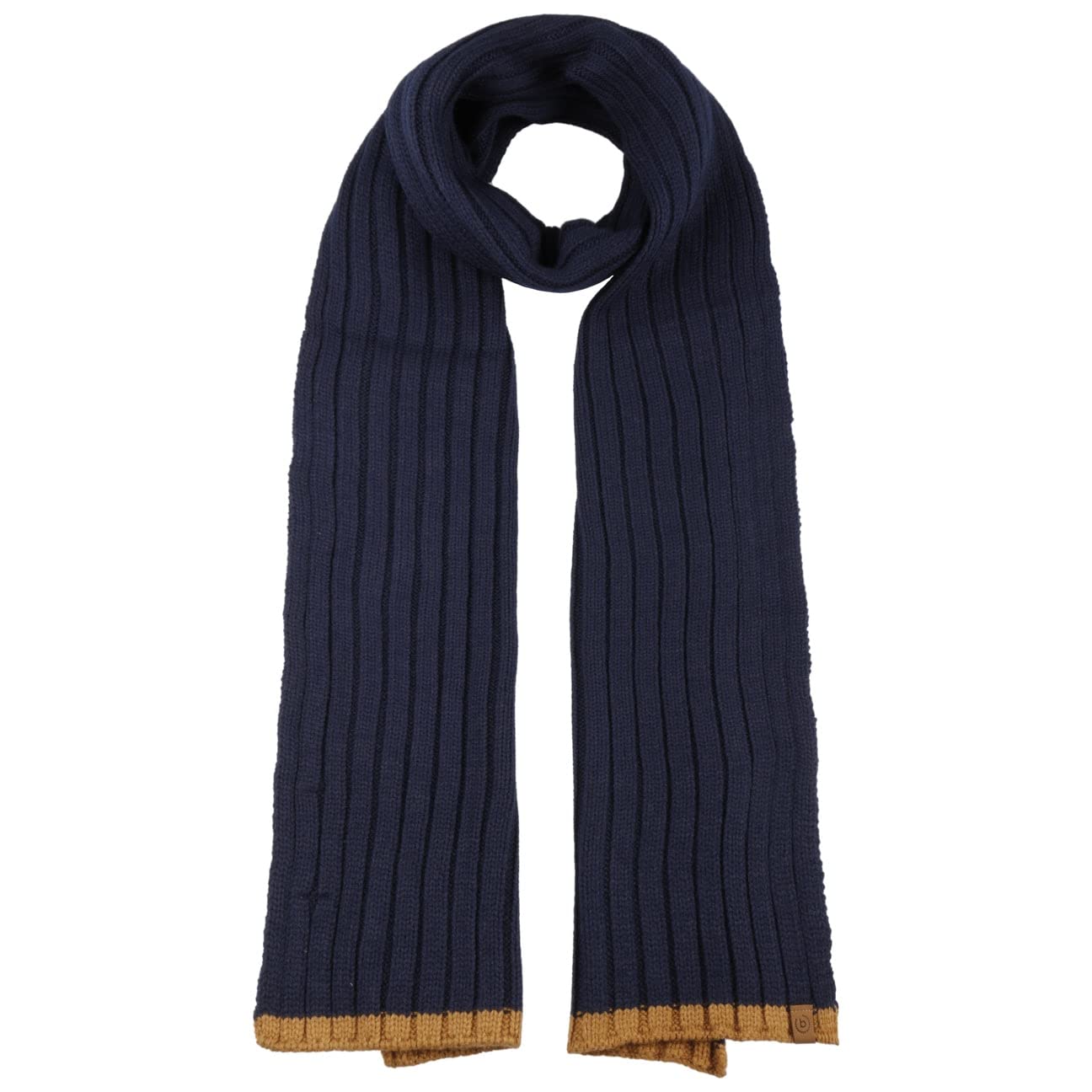 bugatti Sciarpa Contrast Edge Donna/Uomo - invernale da uomo a maglia Inverno autunno/inverno