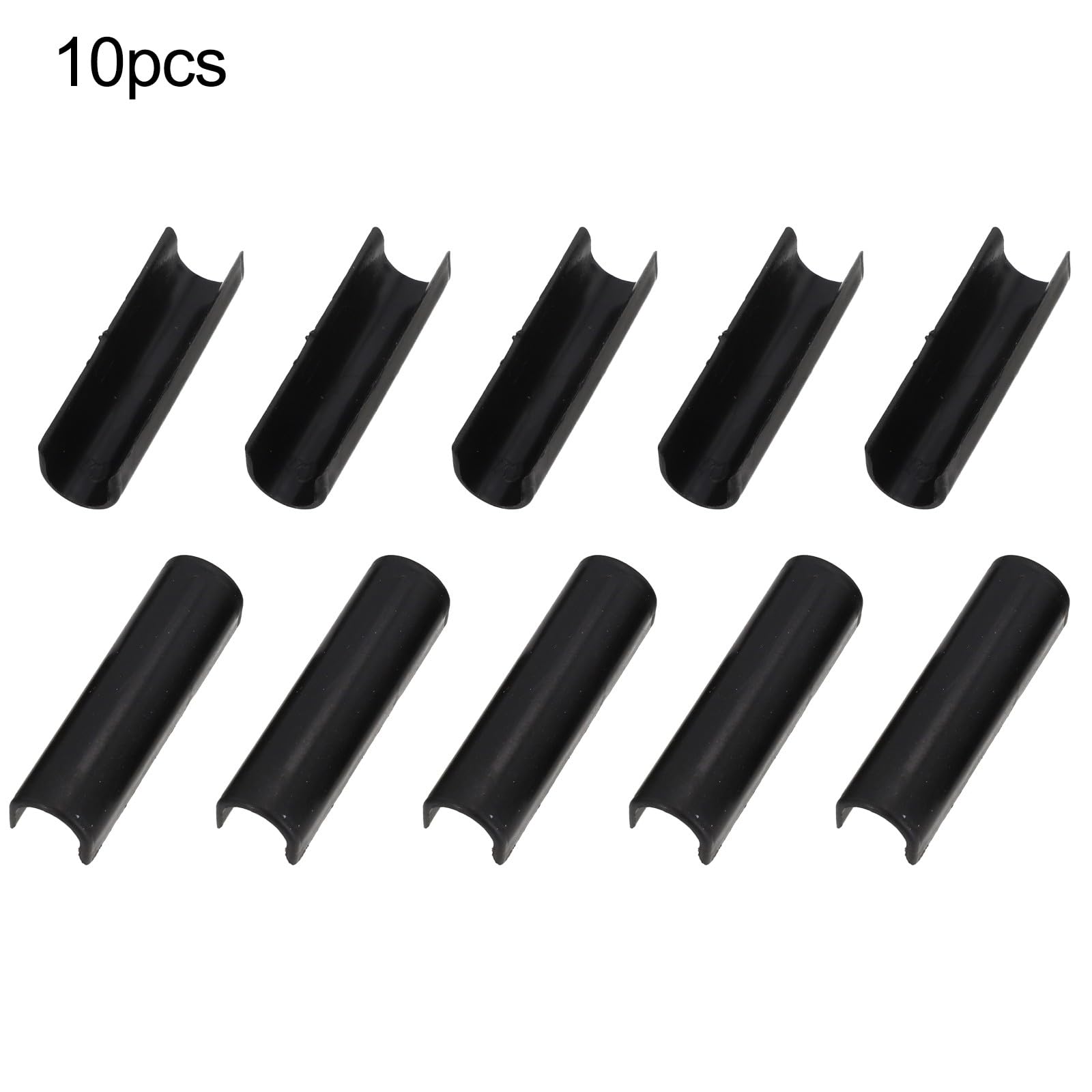 Fundas protectoras para cortador de azulejos en forma de U para putter manual de azulejos, paquete de 10 piezas, cubiertas de plástico para azulejos de cerámica y porcelana, 45 x 12 (10 unidades, rojo