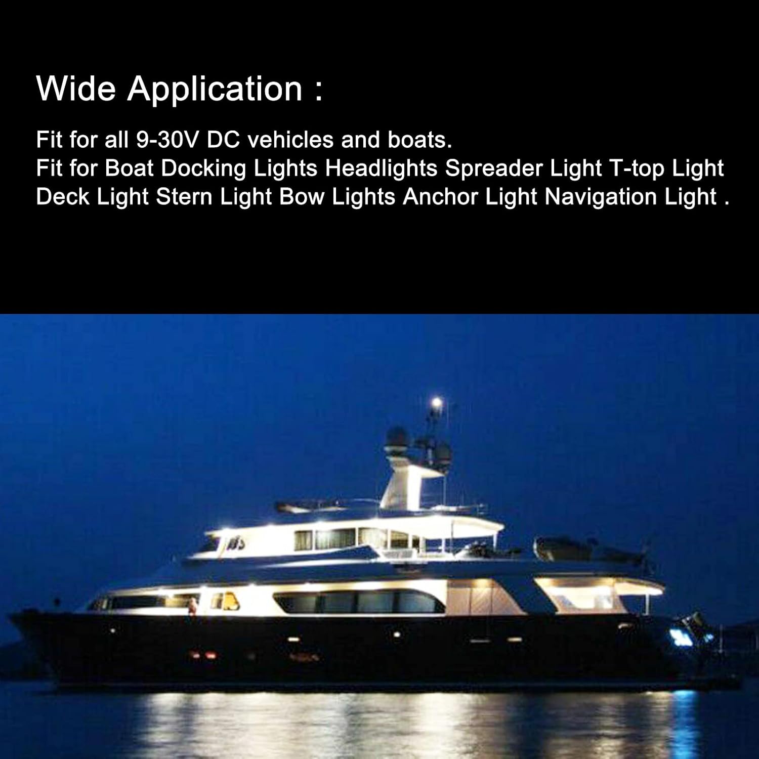 Buy WIMACT Pontoon Boat Docking Light Navigation Light, Utility Marine