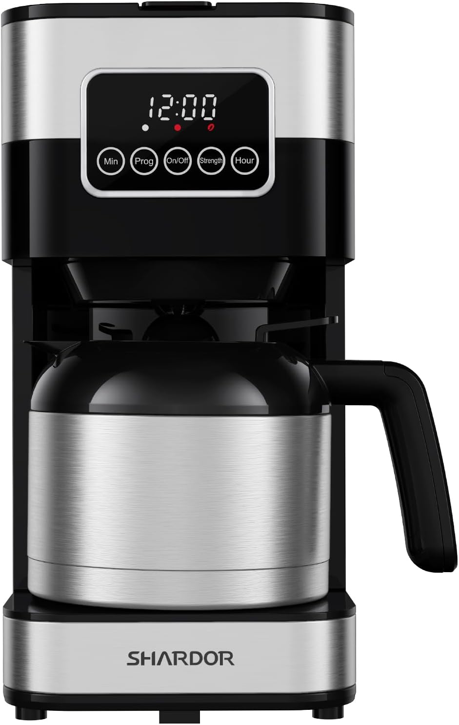 GE Drip Coffee Maker With Timer 10Cup Thermal Carafe Pot