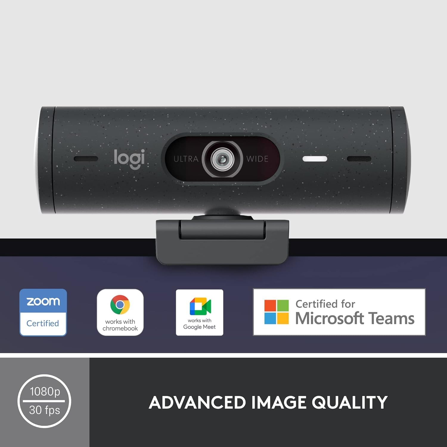 Amazon.co.jp: Logitech Brio 500 フルHD ウェブカメラ 自動光補正