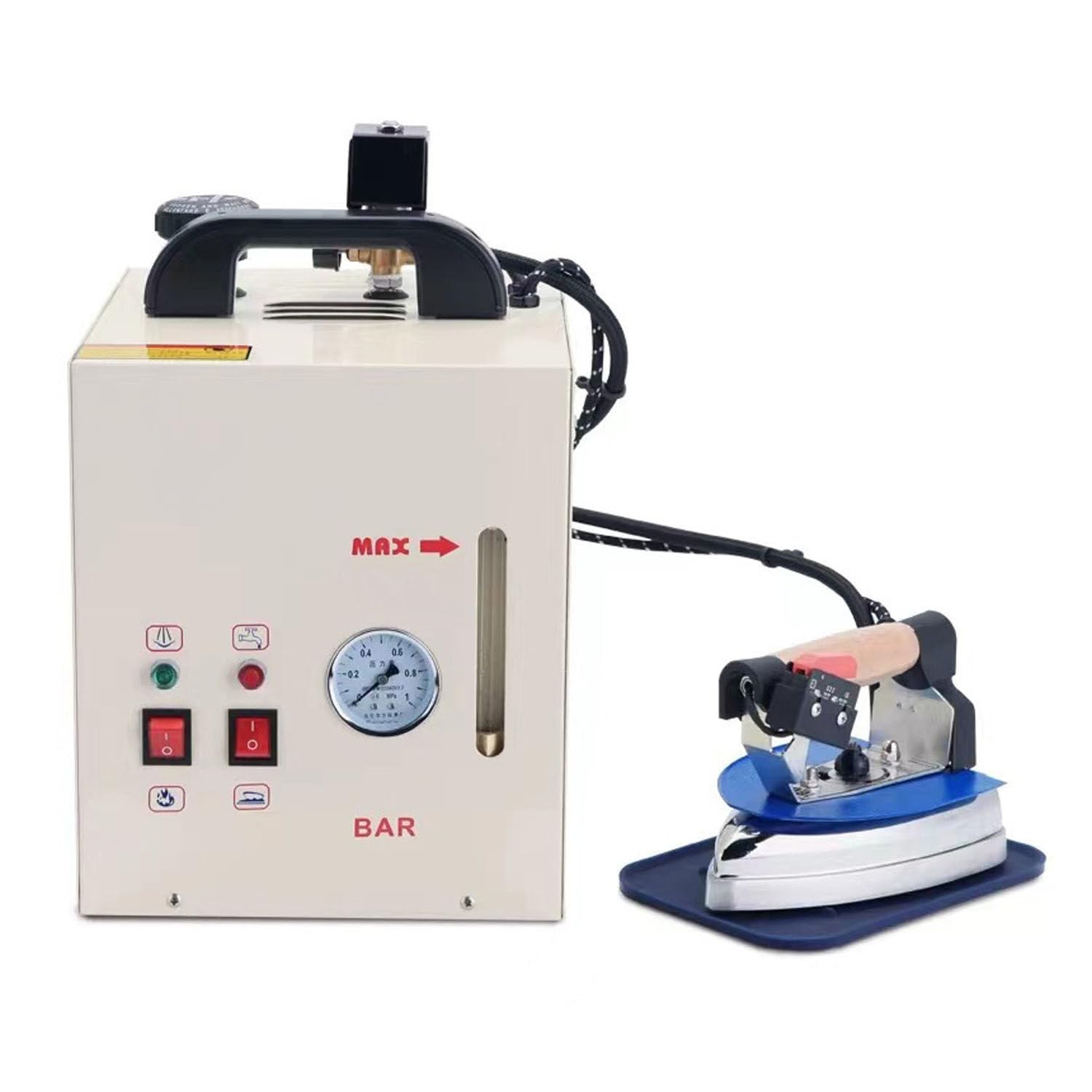 PrzemysłOwa Stacja Do Prasowania Parowego, Elektryczne żElazko Parowe O Mocy 1600 W, Parownica 900 W, Parownica 4 L Do Ubrań Dla SklepóW OdzieżOwych, Pralni