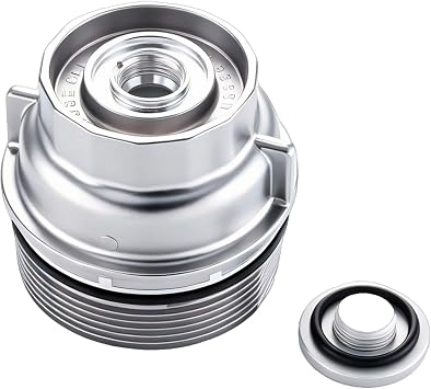 Oil Filter Housing Cap Replace 15620-31060 Compatible with Toyota Camry Avalon 4Runner Highlander Sienna Tacoma Tundra Lexus ES300h ES350 RX330 Oil Filter Cap Assembly