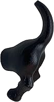 Vista 4 de Gancho de cola de perro de 3.5 pulgadas, gancho de cocina estilo granja de animales, gancho de hierro rústico de 3.5 pulgadas para tazas, toallas