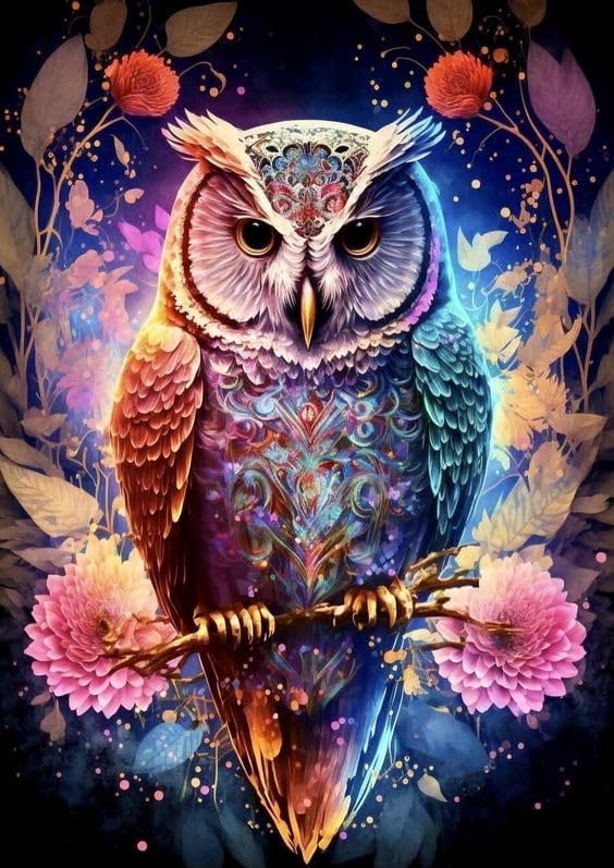 DIY Diamond Painting Kits for Adults Owls 5D Diamond Art