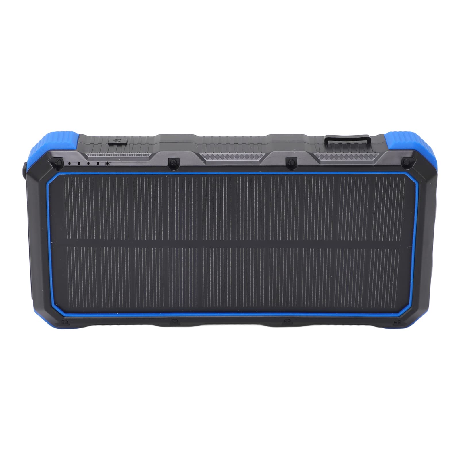Banque d'énergie Solaire, Chargeur Solaire Portable ABS 36 800 MAh avec Charge Rapide, 3 Ports USB, Double Lumière LED, Entrée iOS Type C, pour Utilisation d'urgence en Camping en Plein