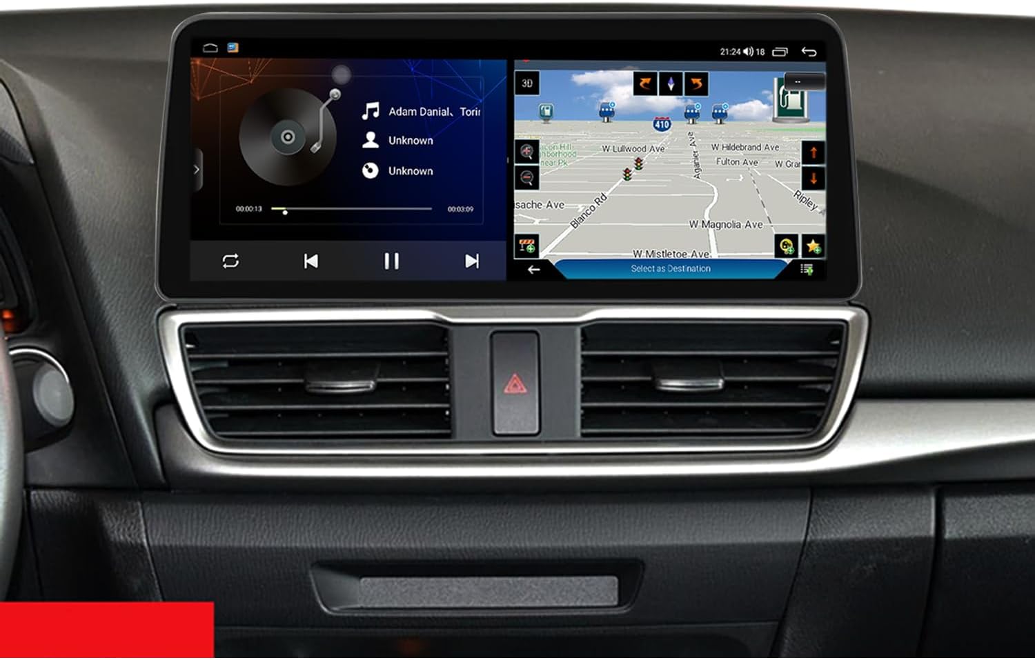 12.3" Android Car Stereo for Mazda 3 Axela 2014-2019 Wireless Apple Carplay Android Auto Car Radio Bluetooth Head Unit QLED Touch Screen 1920x720 GPS Navigation (4-64GB Pro)