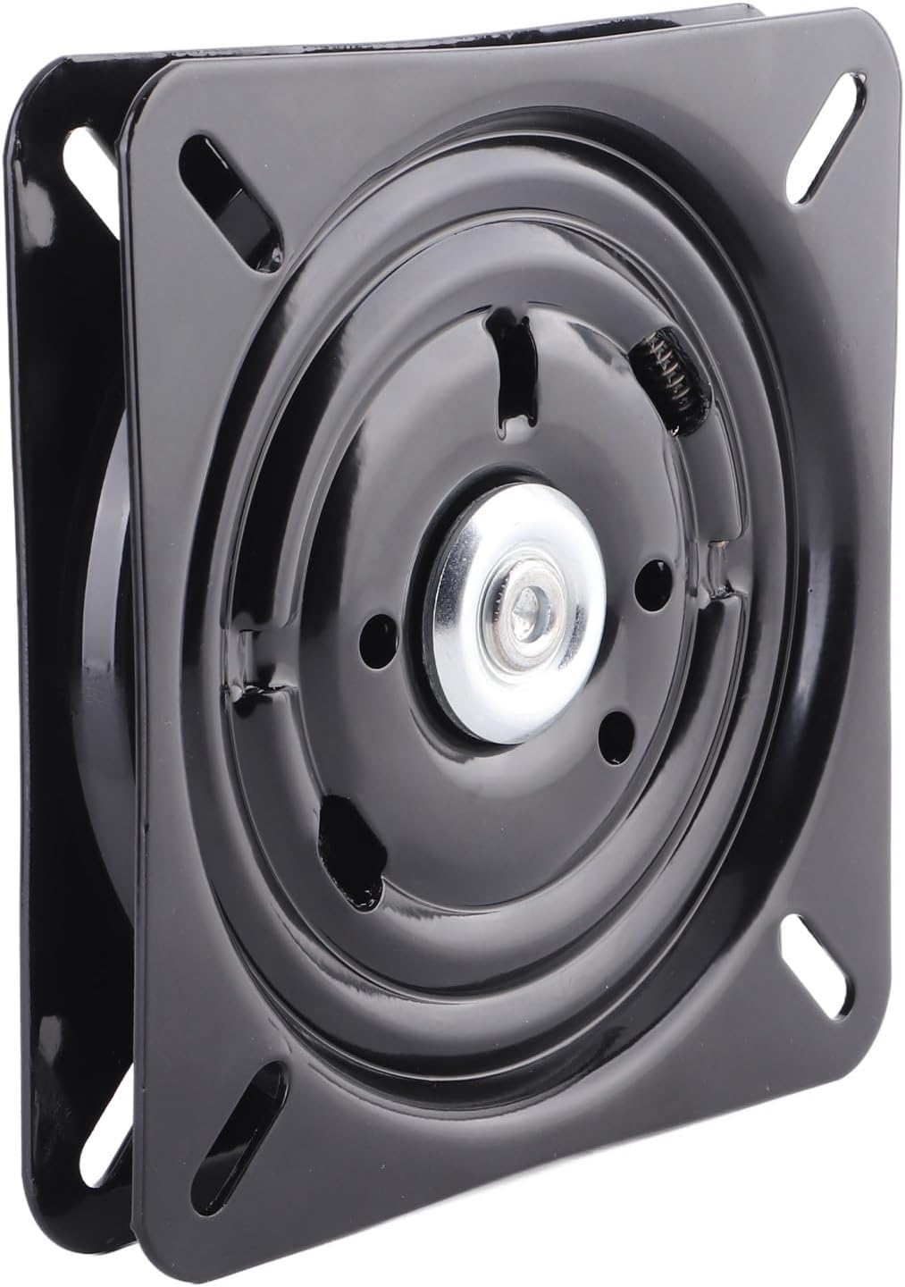 7 inch Bar Stool Swivel Plate, 360° Square Rotating Swivel Plate Chair Turntable Base Automatic Rebound Stool Rotating Base Turntable Hardwares for Home Bar Office