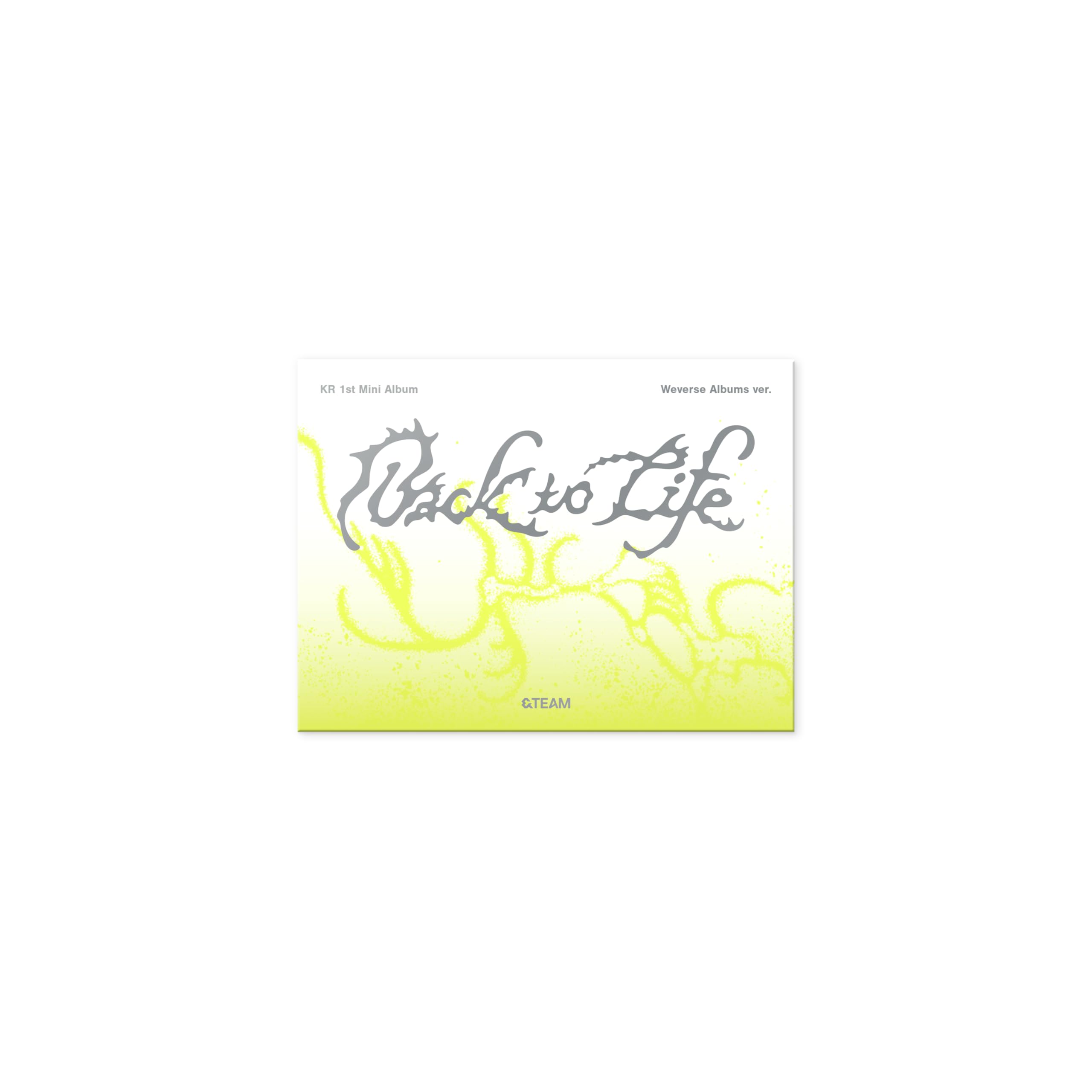 Amazon.co.jp: &TEAM KR 1st Mini Album [Back to Life] (Weverse