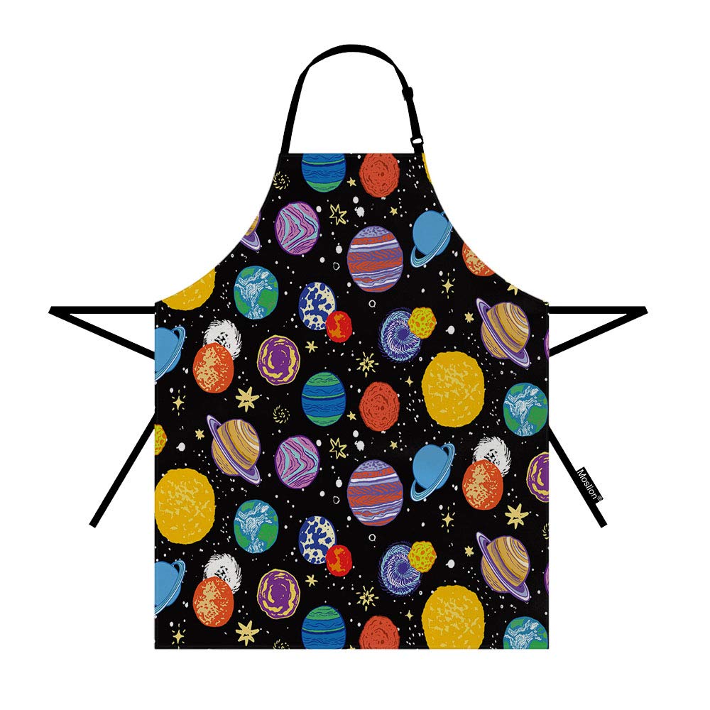 Woman Eye Long Eyelashes Eyeshadow Kitchen Cook Aprons