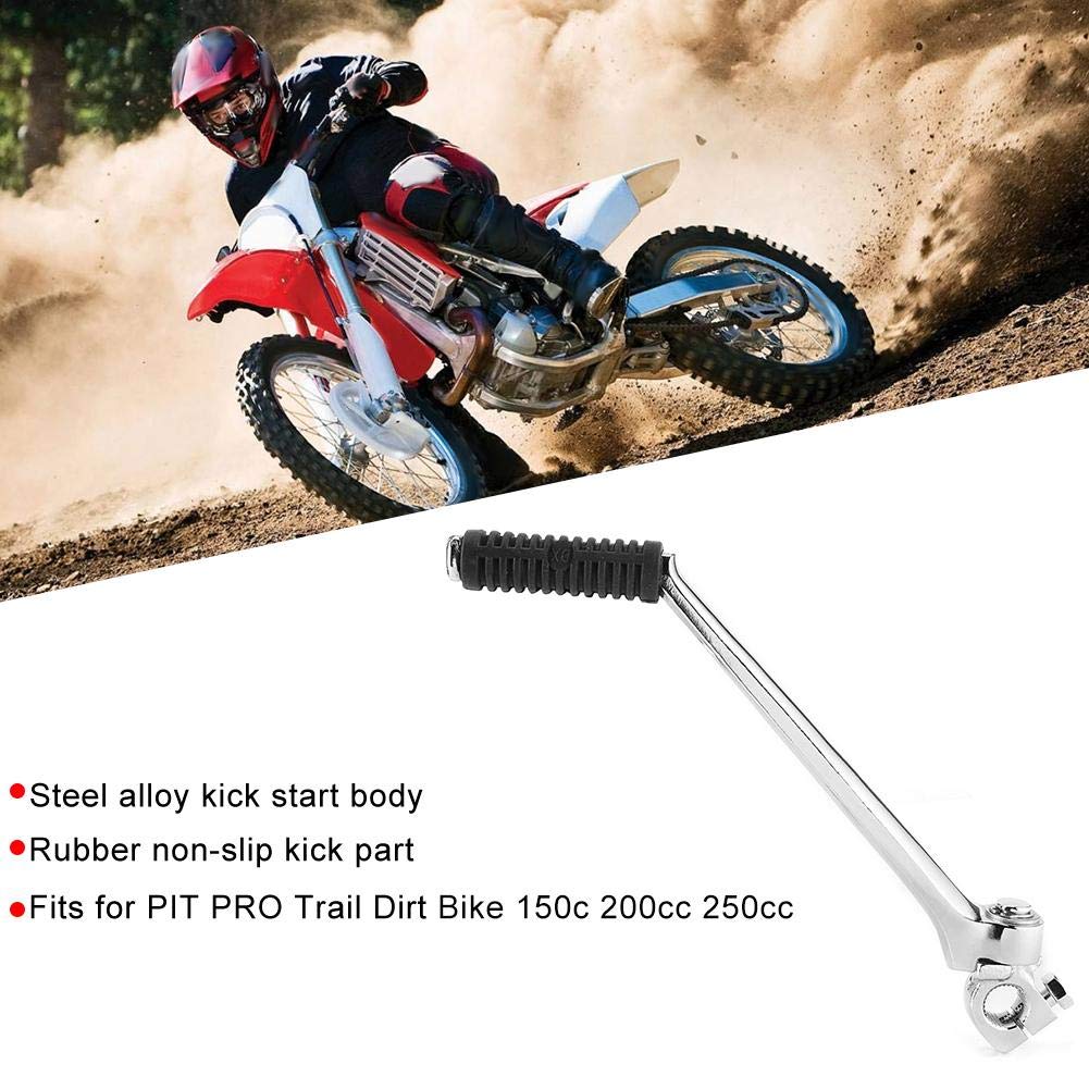 Qiilu Kick Start, 16mm 280mm Kick Start Leva di avviamento in lega di acciaio adatta per PIT PRO Trail Dirt Bike 150c 200cc 250cc