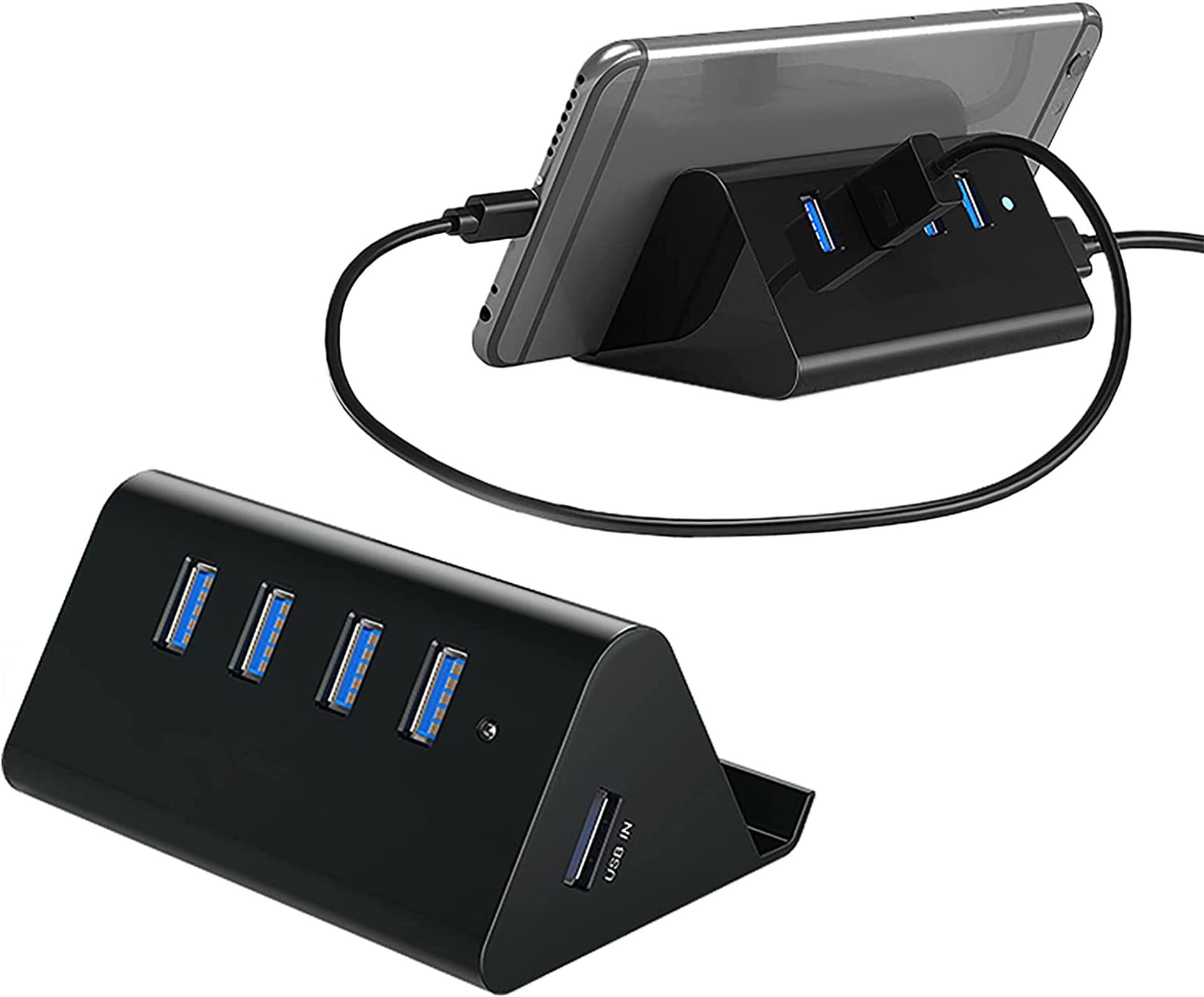 Amazon.co.jp: USBハブ 4ポート USB 3.0 ポータブルデータハブ 3.3 