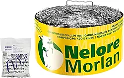 Arame Farpado 500m Nelore Morlan com Brinde Grampo de 1kg