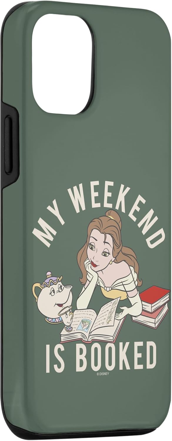 Disney Beauty & The Beast Belle My Weekend Is Booked Case for iPhone 12/12 Pro