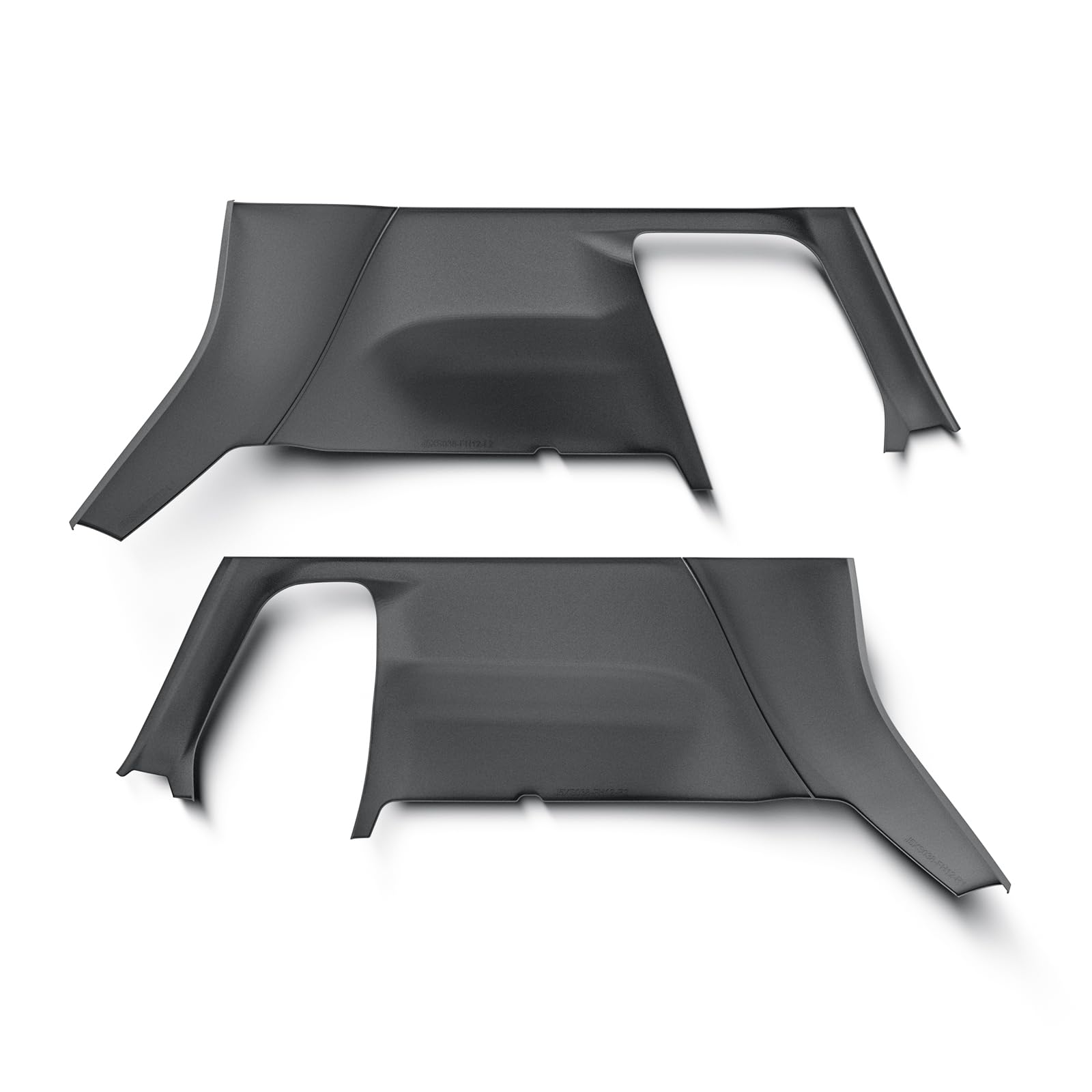LUCKEASY Tylny bagażnik boczny pokrowiec ochronny do Tesla Model Y Juniper 2025 2026 nowy 5-osobowy bagażnik ochrona lewego i prawego panelu TPE Velcro Stick Cargo Side Protect Mat Czarny