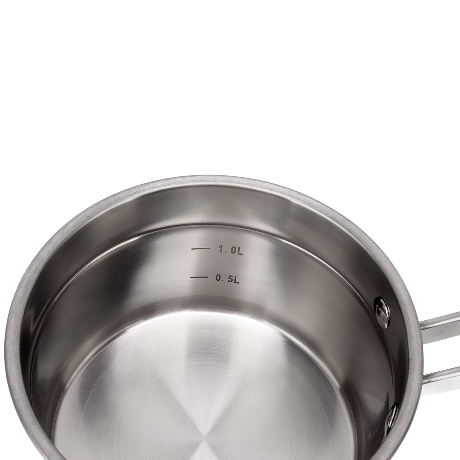 Cacerola para de Acero Inoxidable, Olla de Inducción Antiadherente con Fondo Grueso 304, Olla para Sopa Resistente con un para Calentar Uniformemente en Estufas Eléctricas de Gas de