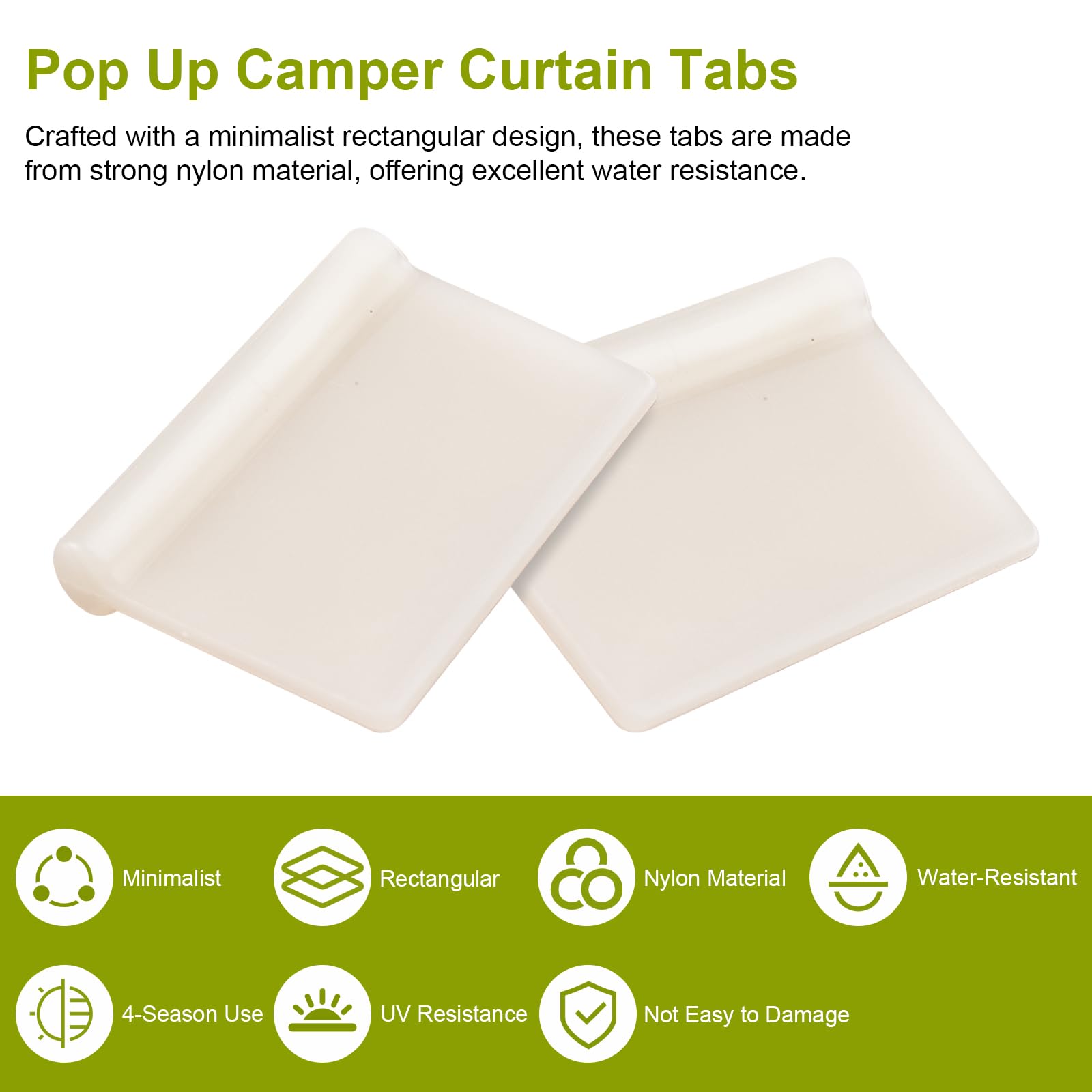 Snapklik.com : A118 RV Curtain Tabs For Pop Up Camper Curtains Replacement,  Pop Up Camper Curtain Tabs Sew-In Curtain Tabs Universal Fit,Camper Curtain  Clips For Slide Tracks A206,A206w, A207, RV Curtain Parts, image size:1600x1600