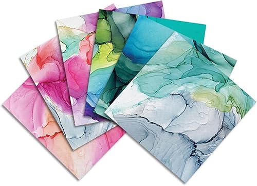 Miniatura 4 de YASMEN Bloc de papel para álbum de recortes con estampado de mármol, 12 x 12 pulgadas, cartulina de una cara para hacer tarjetas, diarios,