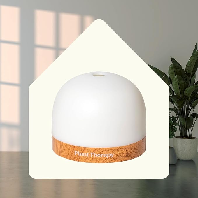 Difusor de Aromas Eléctrico Plant Therapy AuraDrop Fan Blanco miniatura 2