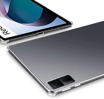 easyBee Case Compatible with Xiaomi Redmi Pad SE 11 inch, Ultra Thin Silicone Shockproof Back Shell HD Transparent TPU Protective Cover - Clear Transparent