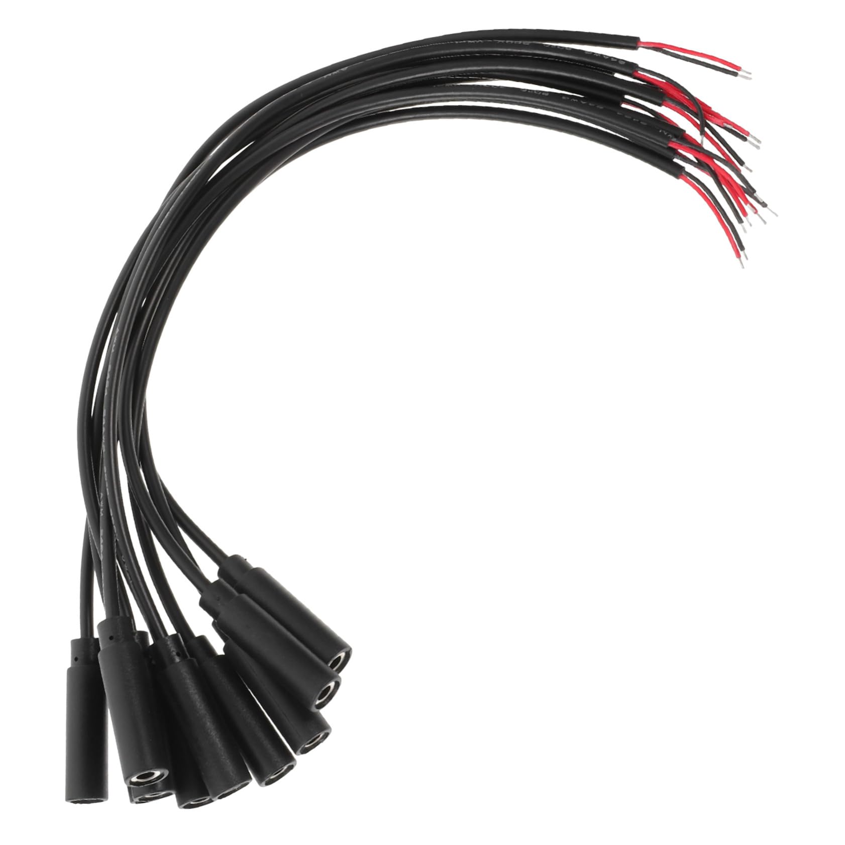 Lot de 50 Câbles Audio Stéréo Femelles De 3 5 Mm pour Casque Téléphone Lecteurs De Musique