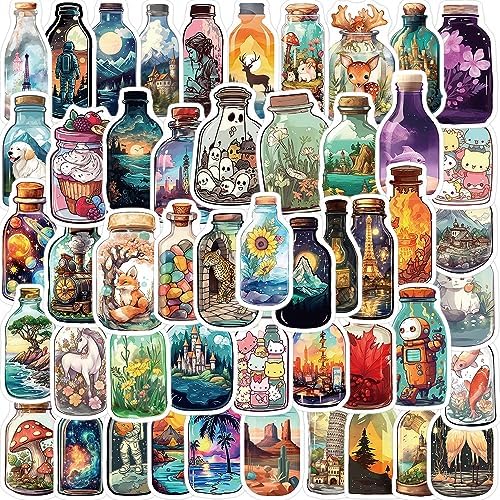Amazon.com: Aesthetic Stickers for Water Bottle,Cute Bottle Stickers ...