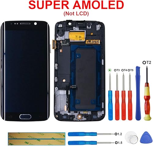 swark Super AMOLED Display Touch Screen per SAMSUNG GALAXY S6 EDGE G925 F Telaio Nero Strumento Opening Tools swark Super AMOLED Display Touch Screen per SAMSUNG GALAXY S6 EDGE G925 F Telaio Nero Strumento Opening Tools