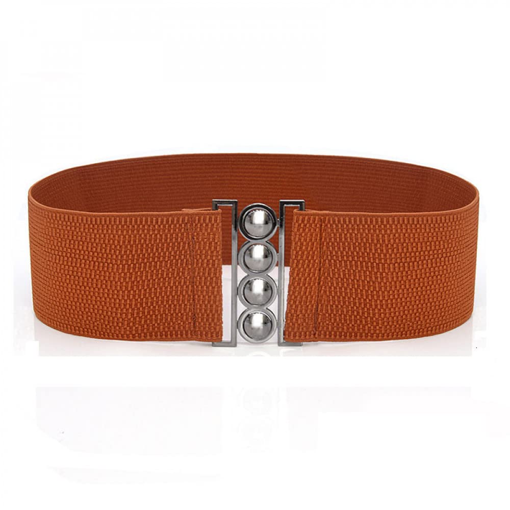 CHANYI Damen Gürtel - Dehnbarer Mikrofaser-Gürtel In Braun Für Kleider & Jeans