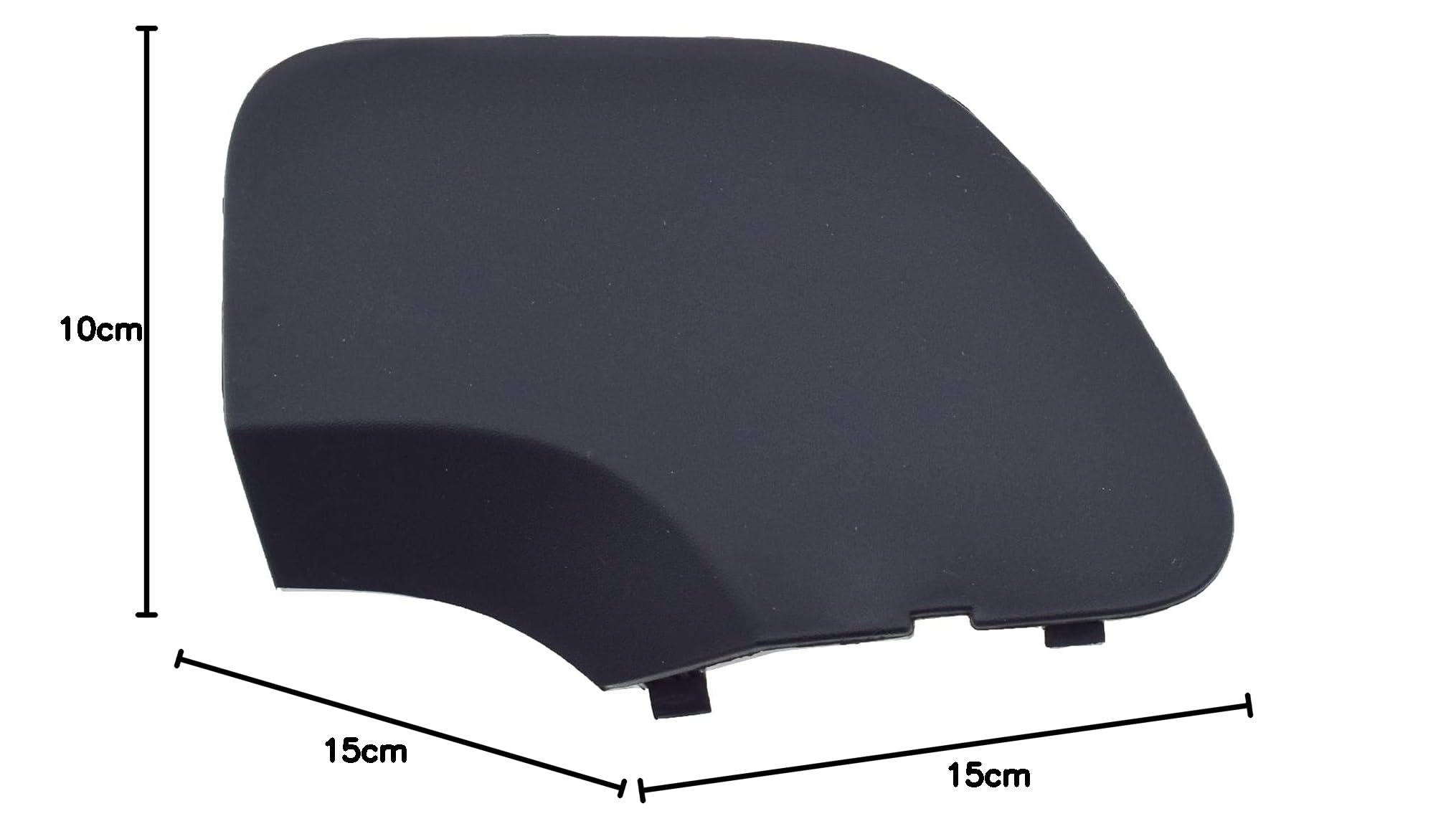 Tappo di copertura per gancio di traino per paraurti posteriore 511651340R 511652463R adatto per Renault per Dacia Per Duster 2018 2019 2020 2021 2022 2023 (nero)