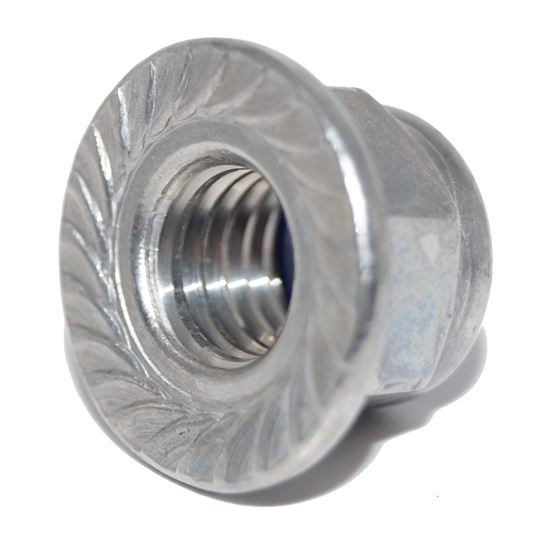 Gleitmo - Tuercas de brida M12, 20 unidades, autofijantes, con dentado de bloqueo DIN 6926, acero inoxidable A2, tuercas hexagonales V2A, tuercas de seguridad A2