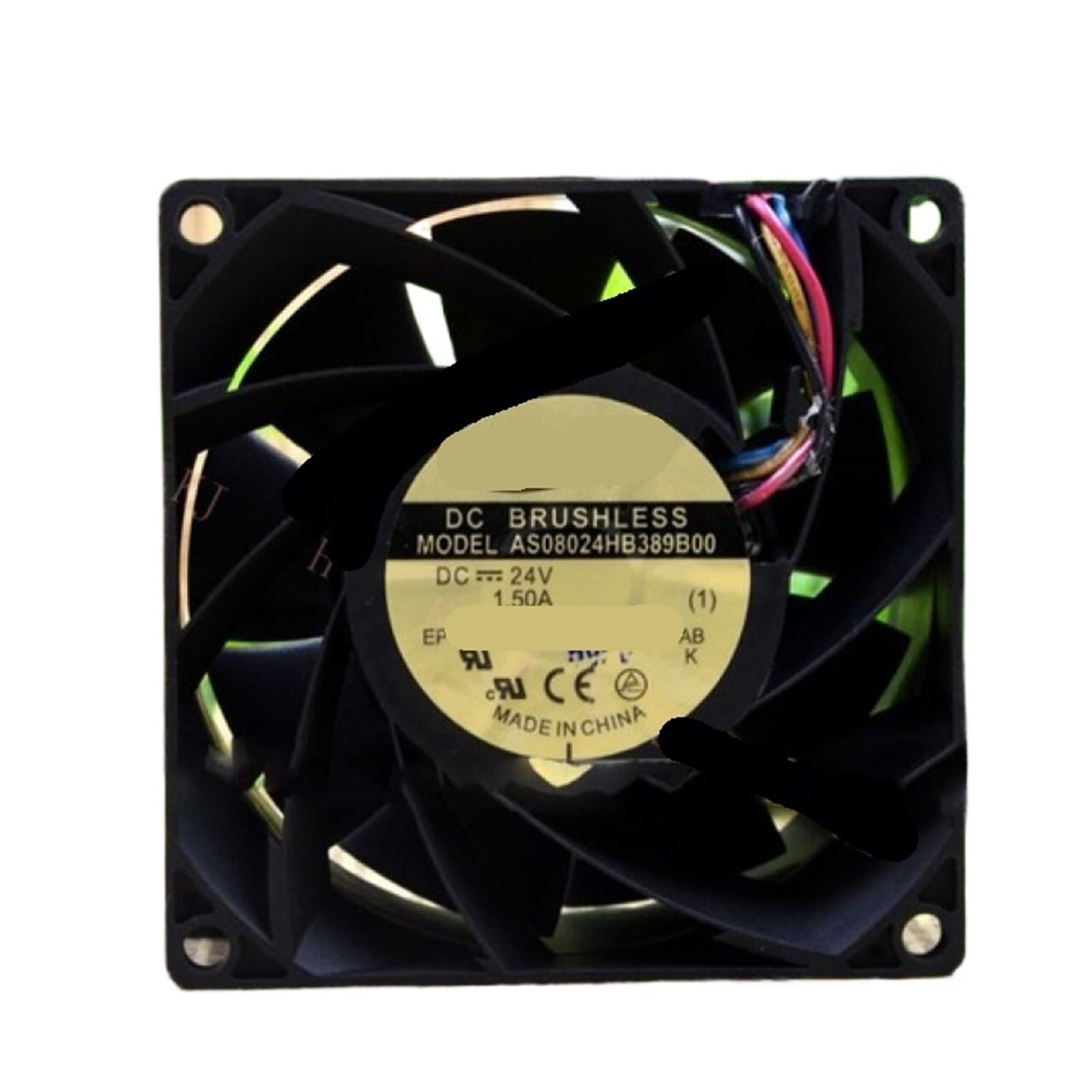 LWJYIPETZQ AS08024HB389B00 DC 24V 1.50A 8038 8cm 4-wire Cooling Fan