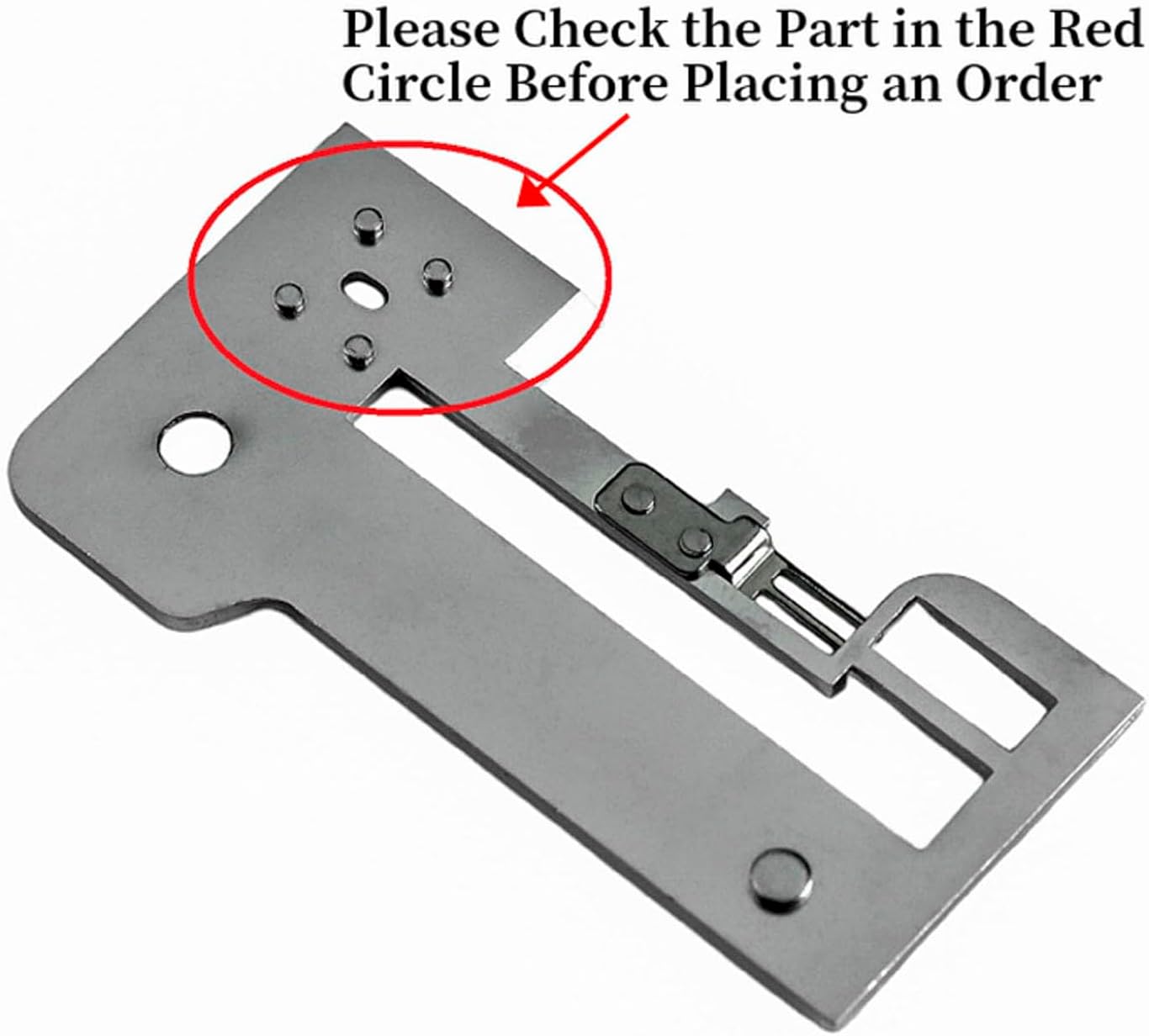Blooy - XB2513101 Needle Plate Fits Brother Serger Models - 734D, 929D, 1034D, 1134DW, 1634D, DZ1234 Domestic Home Household Sewing Machines