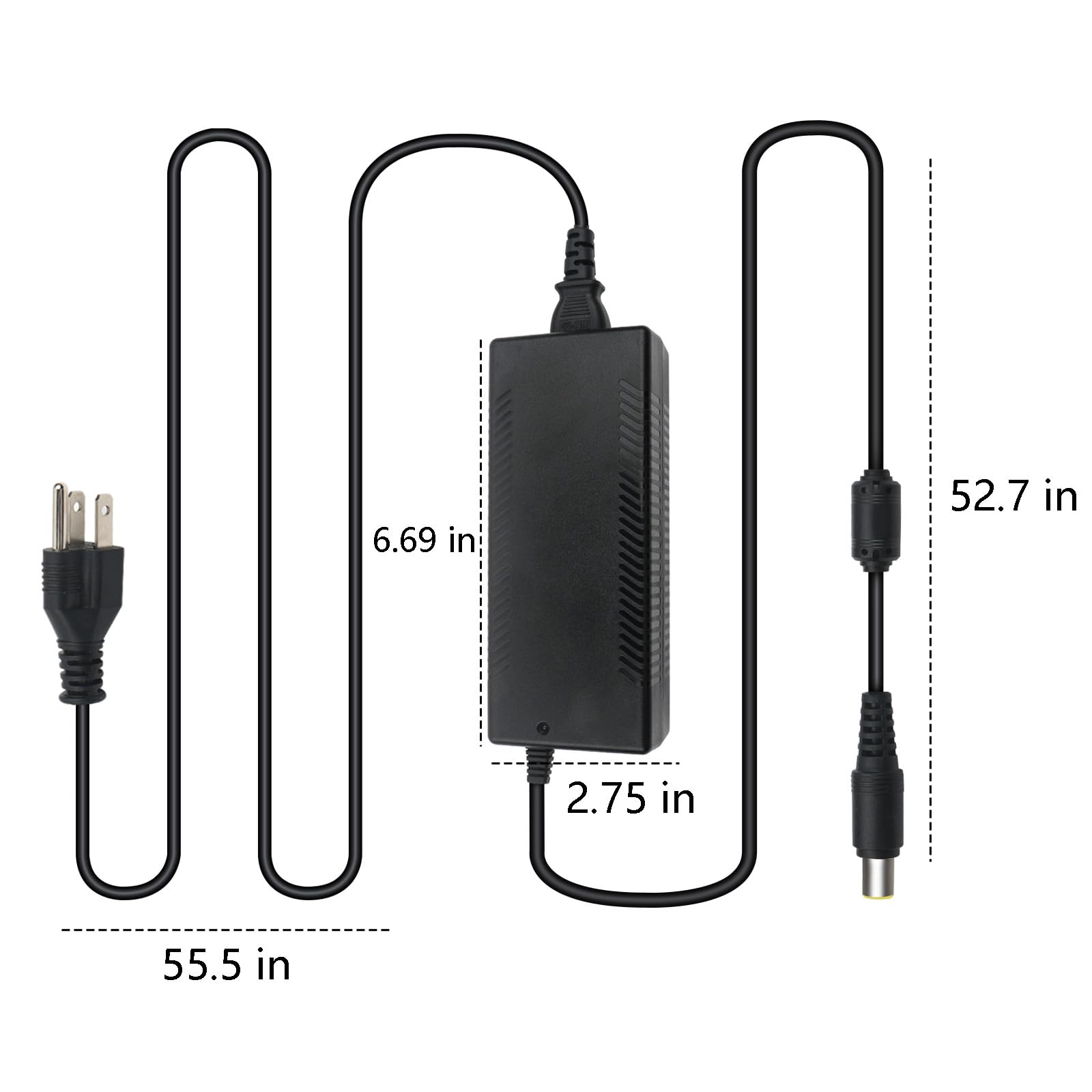 Fuente de alimentación de 24 V para cargador Jackery 1000 880, compatible con Jackery Explorer 1000 E1000 Explorer 880 E880 estación de energía portátil, generador solar, adaptador de fuente de